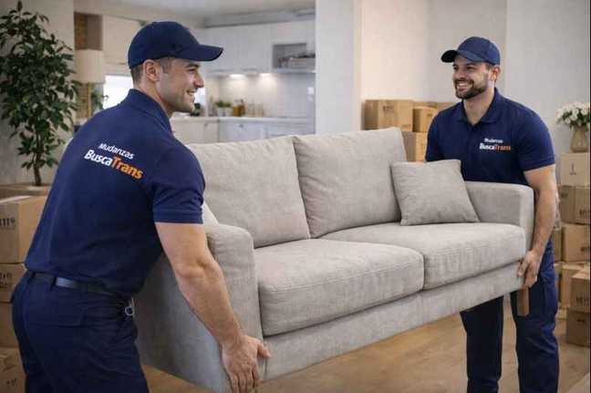 Mudanzas de Sofas para particulares con 2 operarios