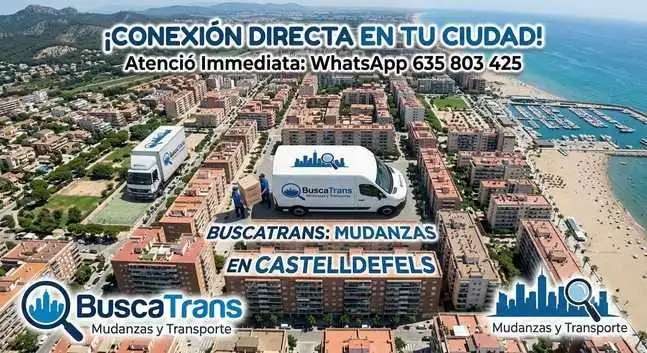 mudanza en la Pineda Castelldefels operarios trabajando
