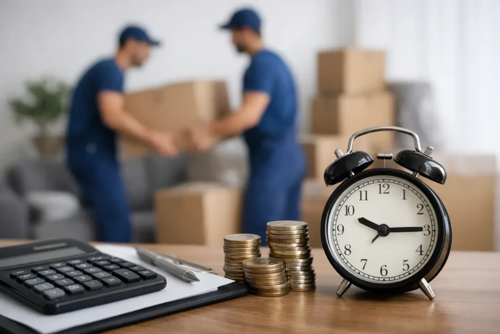 Tarifas de mudanzas por hora: qué pagar