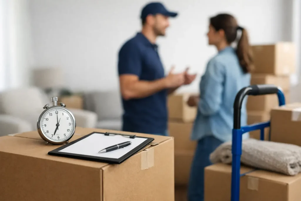 Cómo calcular horas de mudanza sin pagar de más
