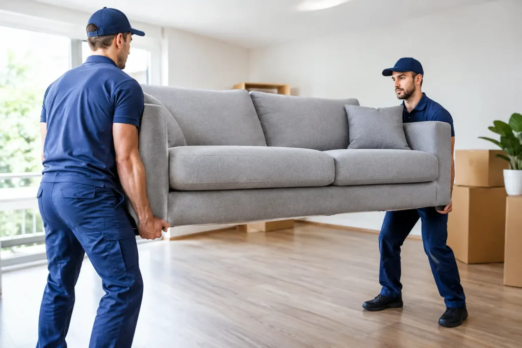 Cómo transportan muebles pesados sin sorpresas