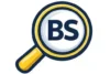 Logo de mudanzas BuscaTrans Lupa con BS